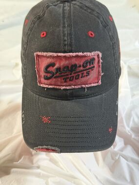 Snap-On Tool Official Ball Cap Adjustable Red/ Dark Gray